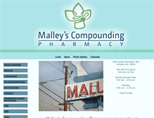 Tablet Screenshot of malleyspharmacy.com